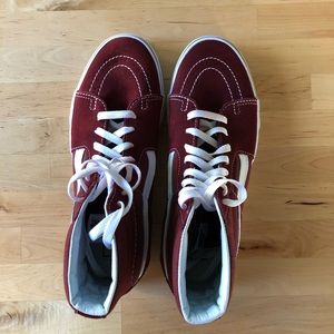 Madder Brown Sk8-Hi Vans